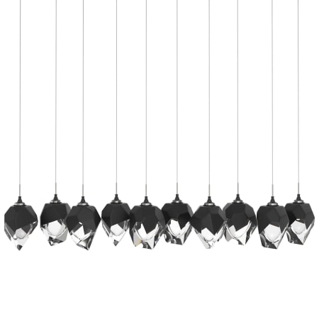A large image of the Hubbardton Forge 131143 Black / Black / Clear