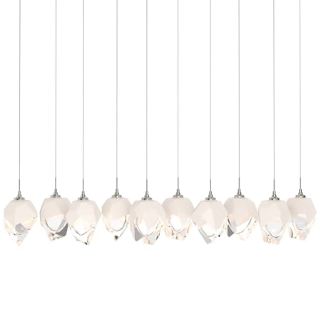 A large image of the Hubbardton Forge 131143 Sterling / White