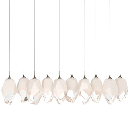 A large image of the Hubbardton Forge 131144 Bronze / White