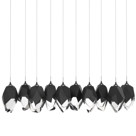 A large image of the Hubbardton Forge 131144 Black / Black / Clear