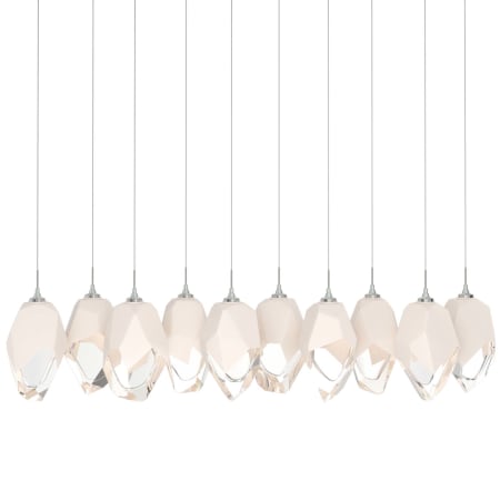 A large image of the Hubbardton Forge 131144 Vintage Platinum / White