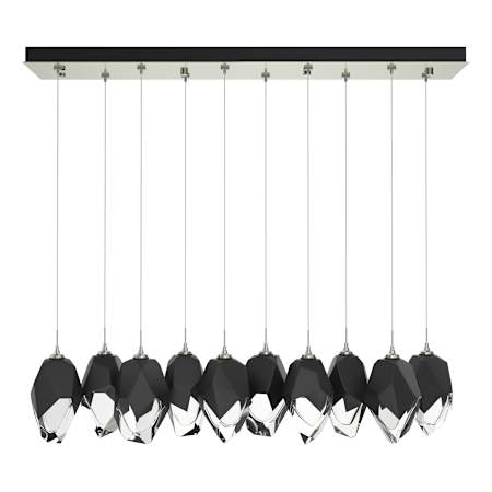 A large image of the Hubbardton Forge 131144 Sterling / Black