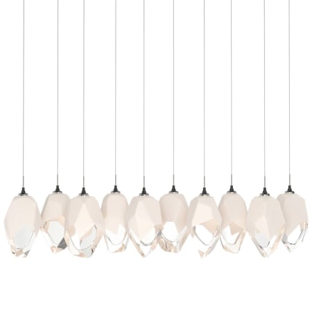 A large image of the Hubbardton Forge 131144 Ink / White / Clear