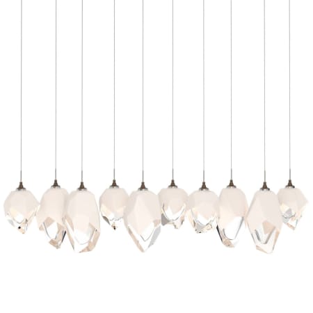 A large image of the Hubbardton Forge 131145 Bronze / White