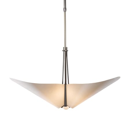 A large image of the Hubbardton Forge 133303 Dark Smoke / Spun Frost
