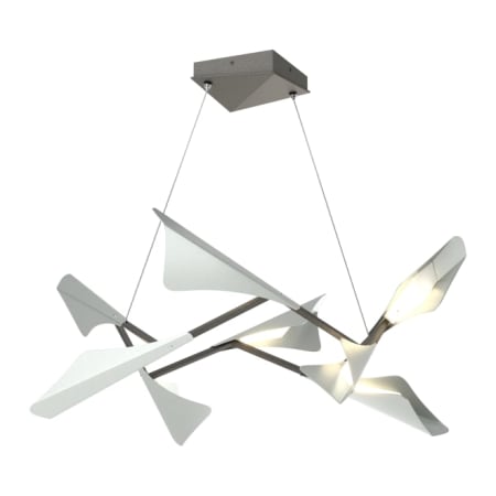 A large image of the Hubbardton Forge 135007-STANDARD Natural Iron / Vintage Platinum