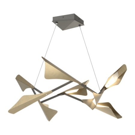 A large image of the Hubbardton Forge 135007-STANDARD Natural Iron / Soft Gold