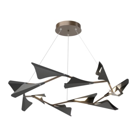 A large image of the Hubbardton Forge 135008-STANDARD Bronze / Black
