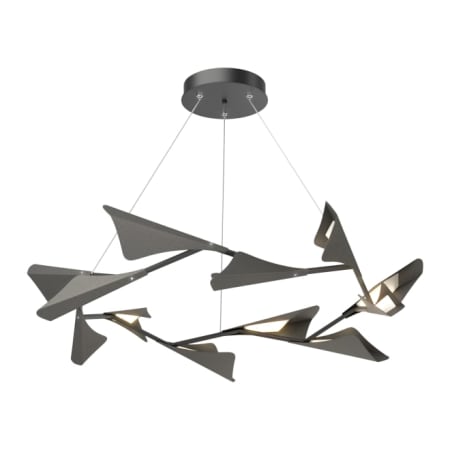 A large image of the Hubbardton Forge 135008-STANDARD Black / Natural Iron