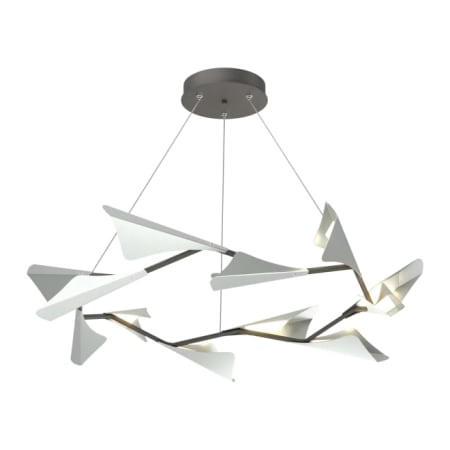 A large image of the Hubbardton Forge 135008-STANDARD Natural Iron / Vintage Platinum