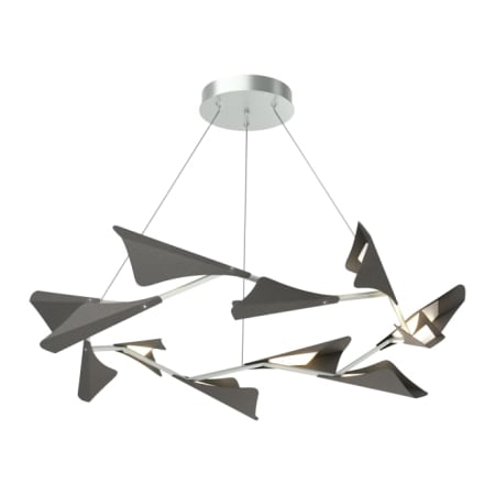 A large image of the Hubbardton Forge 135008-STANDARD Vintage Platinum / Natural Iron