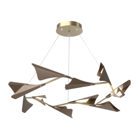 A large image of the Hubbardton Forge 135008-STANDARD Soft Gold / Bronze
