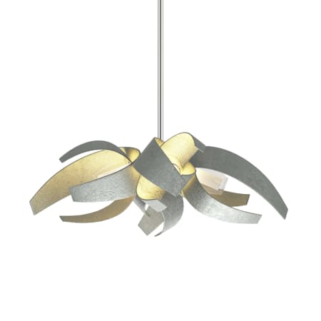 A large image of the Hubbardton Forge 136500 Vintage Platinum / Clear