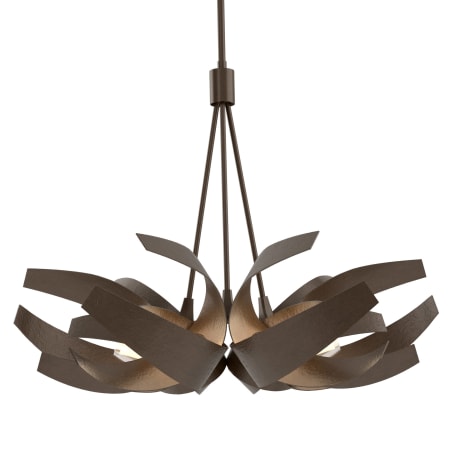 A large image of the Hubbardton Forge 136501 Bronze / Clear