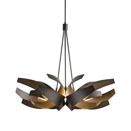 A large image of the Hubbardton Forge 136505 Dark Smoke / Clear