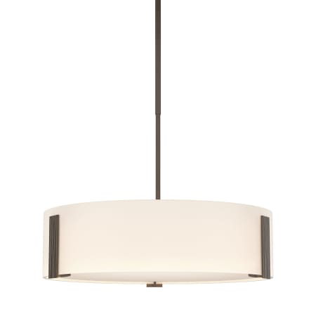 A large image of the Hubbardton Forge 136753 Bronze / Opal