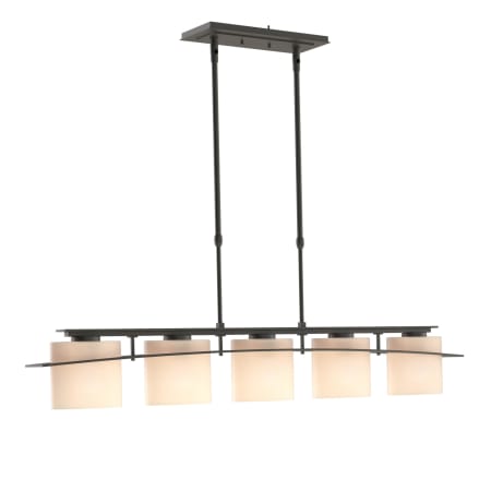 A large image of the Hubbardton Forge 137525-STANDARD Black / Opal