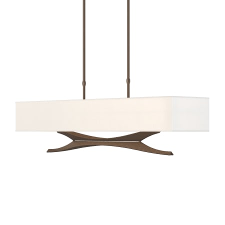 A large image of the Hubbardton Forge 137655-SHORT Bronze / Natural Anna