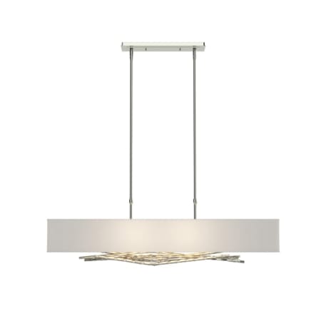 A large image of the Hubbardton Forge 137660-STANDARD Sterling / Natural Anna