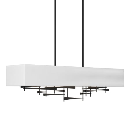 A large image of the Hubbardton Forge 137670-SHORT Black / Natural Anna