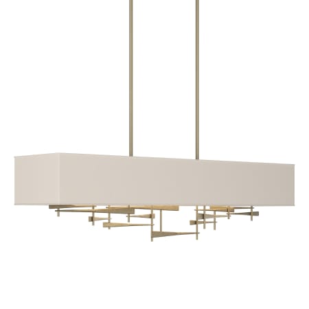 A large image of the Hubbardton Forge 137670-STANDARD Soft Gold / Flax