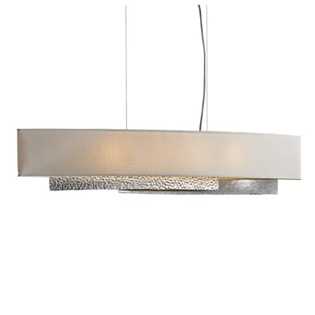 A large image of the Hubbardton Forge 137675-STANDARD Sterling / Flax