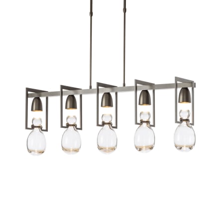 A large image of the Hubbardton Forge 137810-STANDARD Dark Smoke / Clear