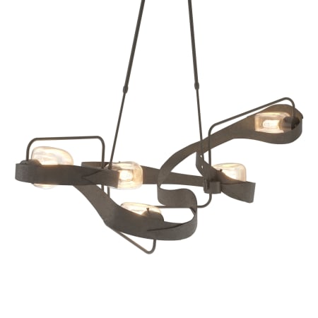 A large image of the Hubbardton Forge 137820-LONG Dark Smoke / Clear