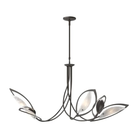 A large image of the Hubbardton Forge 137865-STANDARD Oil Rubbed Bronze / Frosted