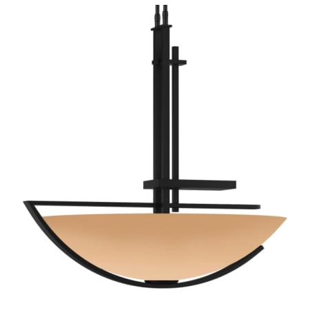 A large image of the Hubbardton Forge 138552-LONG Black / Sand