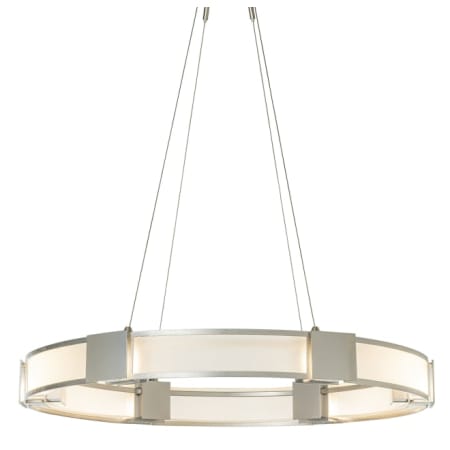 A large image of the Hubbardton Forge 138588 Sterling / Frosted