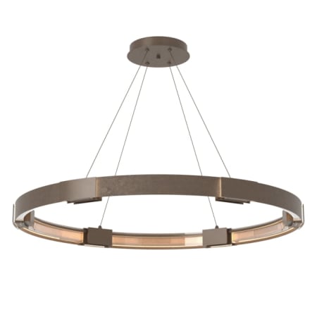 A large image of the Hubbardton Forge 138589 Bronze / Clear