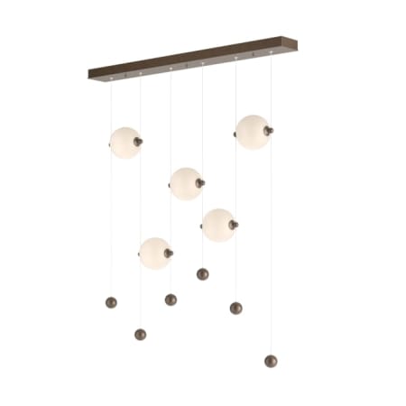 A large image of the Hubbardton Forge 139050-STANDARD Bronze / Opal