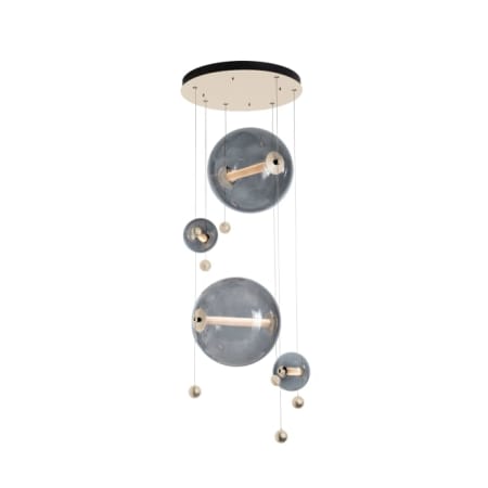 A large image of the Hubbardton Forge 139052-STANDARD Soft Gold / Cool Grey