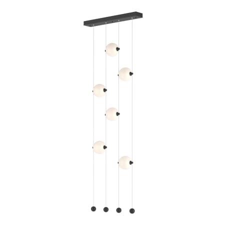 A large image of the Hubbardton Forge 139055-STANDARD Black / Opal