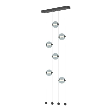A large image of the Hubbardton Forge 139055-STANDARD Black / Cool Grey