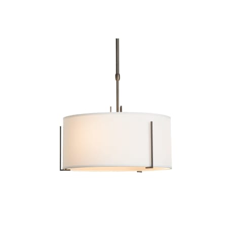 A large image of the Hubbardton Forge 139600 Dark Smoke / Natural Anna