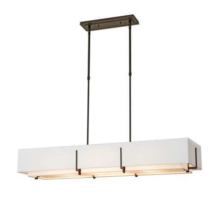 A large image of the Hubbardton Forge 139640-STANDARD Oil Rubbed Bronze / Natural Anna