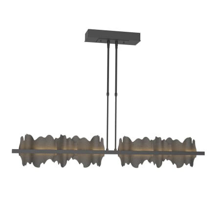 A large image of the Hubbardton Forge 139652-STANDARD Black / Natural Iron