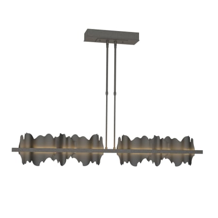 A large image of the Hubbardton Forge 139652-STANDARD Natural Iron / Black