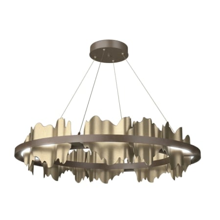 A large image of the Hubbardton Forge 139653-STANDARD Bronze / Soft Gold