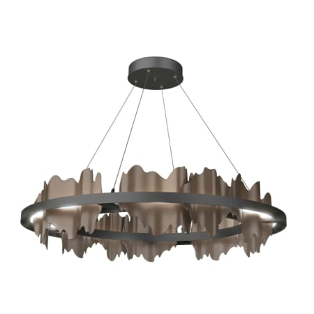 A large image of the Hubbardton Forge 139653-STANDARD Black / Bronze