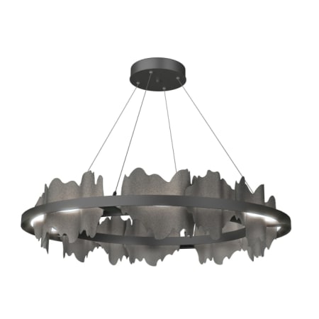 A large image of the Hubbardton Forge 139653-STANDARD Black / Natural Iron