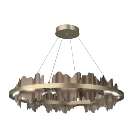 A large image of the Hubbardton Forge 139653-STANDARD Soft Gold / Bronze