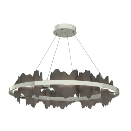 A large image of the Hubbardton Forge 139653-STANDARD Sterling / Dark Smoke