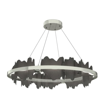 A large image of the Hubbardton Forge 139653-STANDARD Sterling / Natural Iron