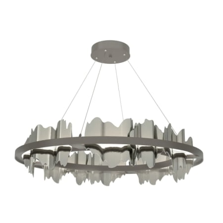 A large image of the Hubbardton Forge 139653-STANDARD Dark Smoke / Sterling