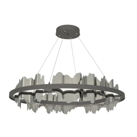 A large image of the Hubbardton Forge 139653-STANDARD Black / Sterling