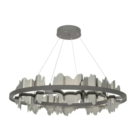 A large image of the Hubbardton Forge 139653-STANDARD Natural Iron / Sterling