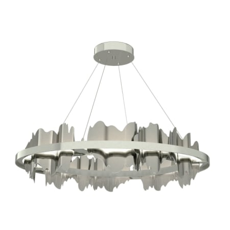A large image of the Hubbardton Forge 139653-STANDARD Sterling / Sterling